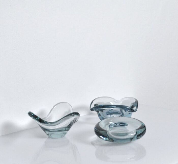 smaller dishes by per luetken and christer holmgren for holmegaard 1961 set of 3 3