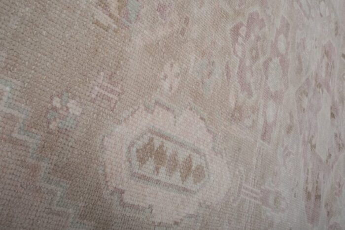 soft neutral wool oushak rug turkey 9