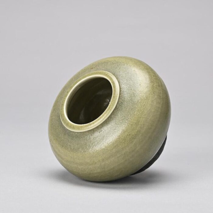 spherical ceramic vase by edouard chapallaz 1970 8745