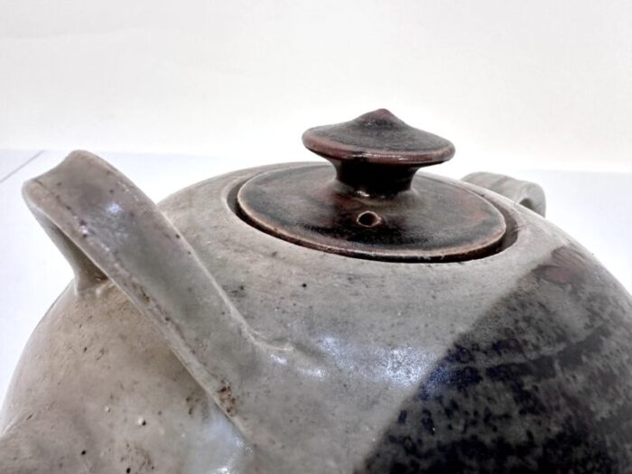 studio ceramic art teapot from bente and lars thorsen keramik denmark 1980s 2085