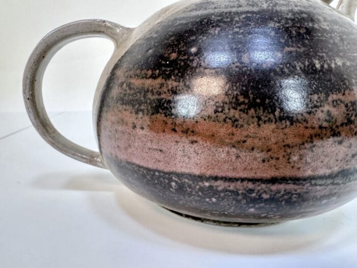 studio ceramic art teapot from bente and lars thorsen keramik denmark 1980s 3332