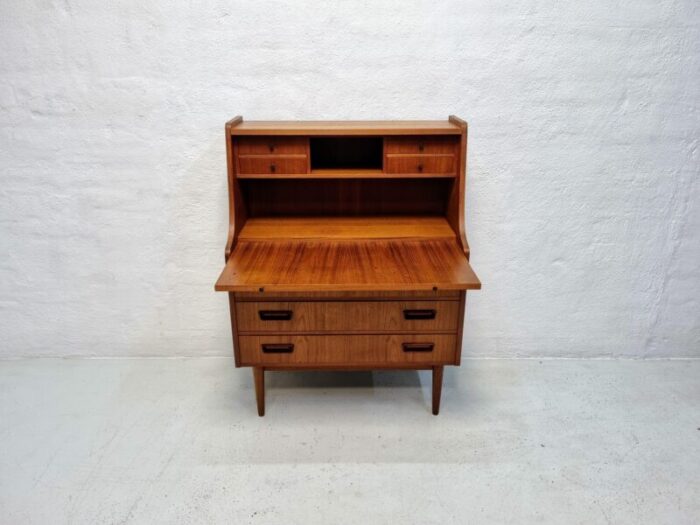 teak secretary by gunnar nielsen tibergaard 1960s 1701