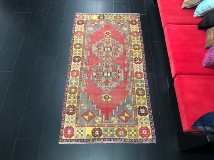 traditional turkish handmade rug in wool 1