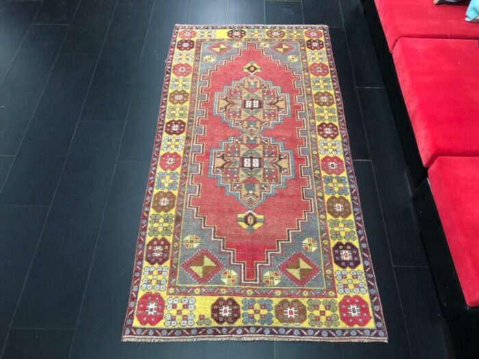 traditional turkish handmade rug in wool 2