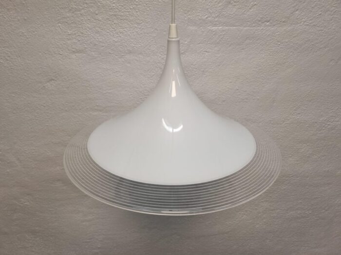 trumpet plastic pendant lamp 1980s 1469