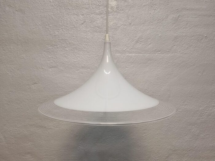 trumpet plastic pendant lamp 1980s 1764