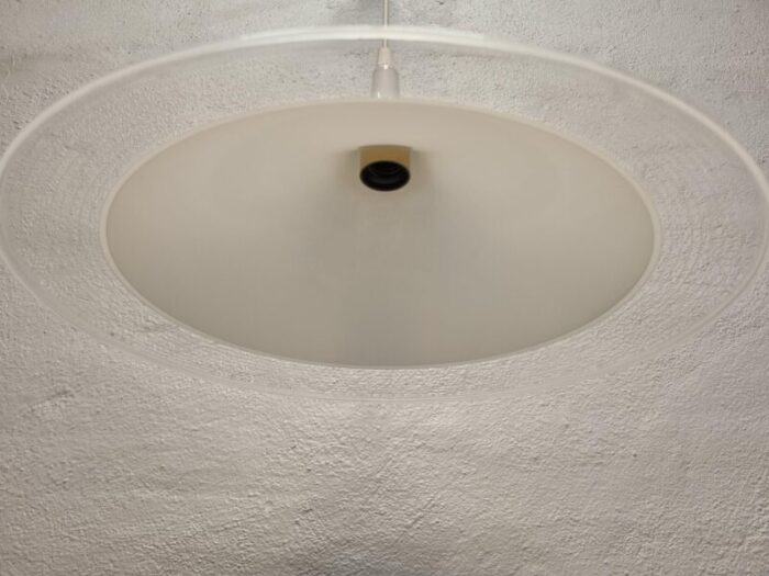 trumpet plastic pendant lamp 1980s 3796