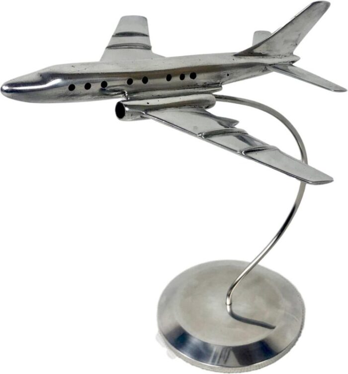 tu 124 plane statuette poland 1950s 1