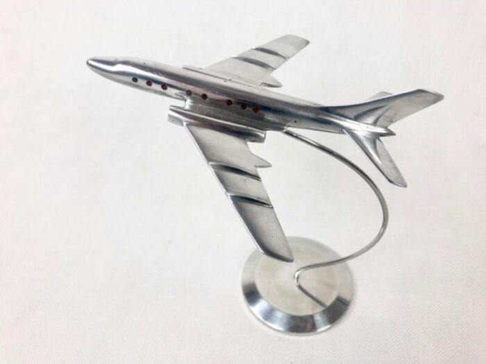 tu 124 plane statuette poland 1950s 11