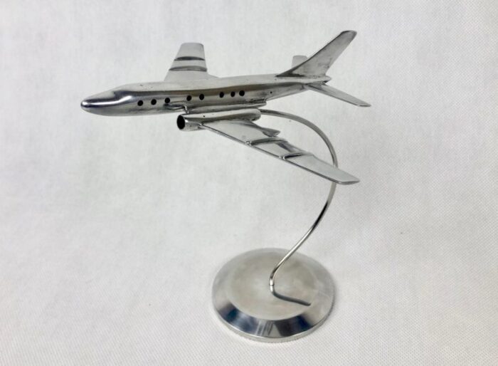 tu 124 plane statuette poland 1950s 6