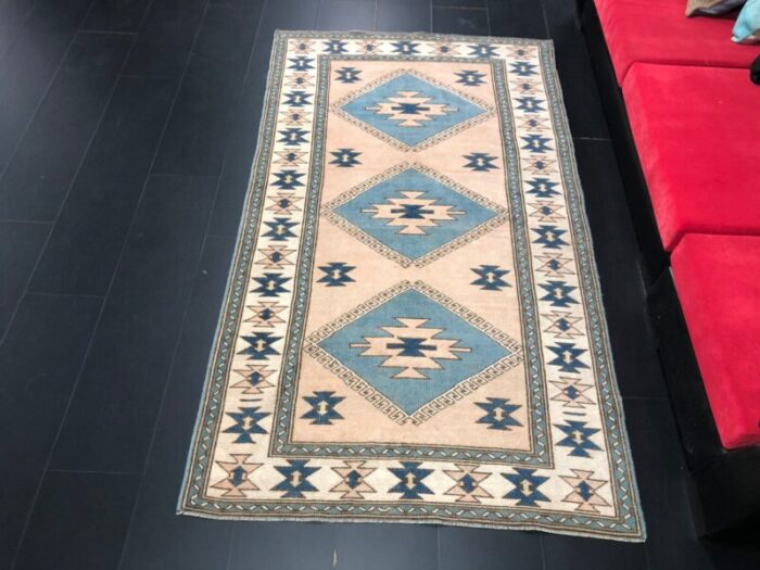 turkish anatolian oushak runner rug 2