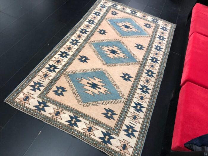 turkish anatolian oushak runner rug 4