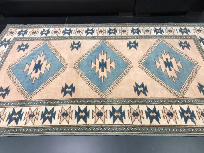 turkish anatolian oushak runner rug 8