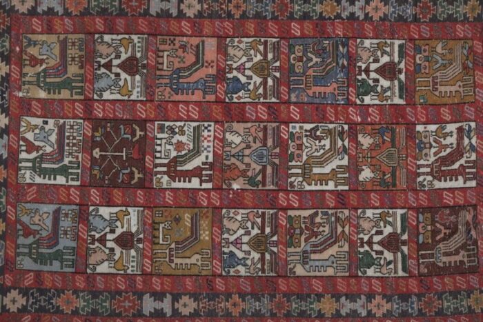 turkish animal botanic soumac rug 6