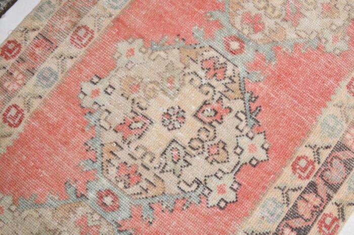 turkish faded color runner rug 1962s 8