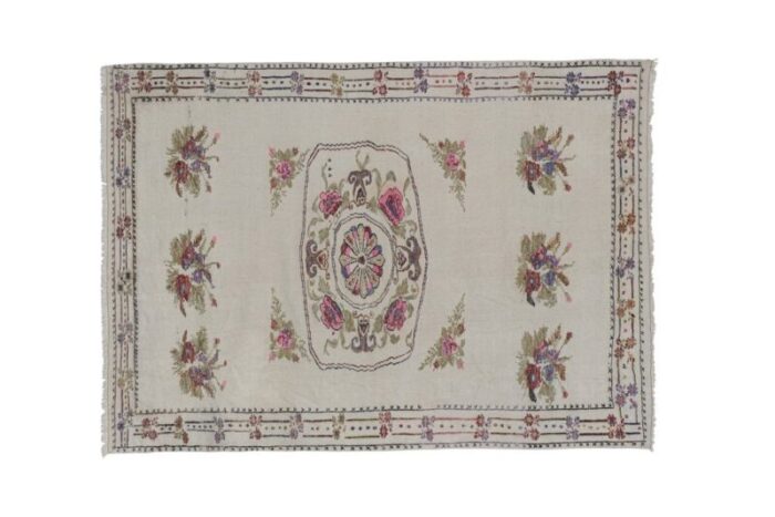 turkish floral kilim rug 2