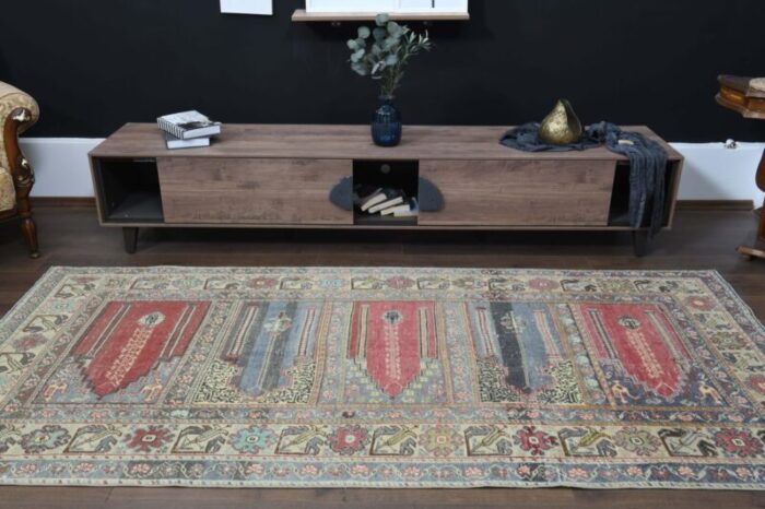 turkish hand knotted runner rug 3