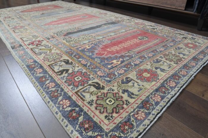 turkish hand knotted runner rug 4