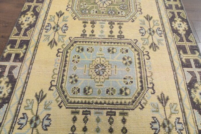 turkish handmade colorful farmhouse runner rug 4