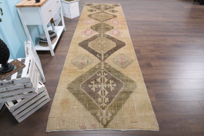 turkish handmade colorful runner rug 7