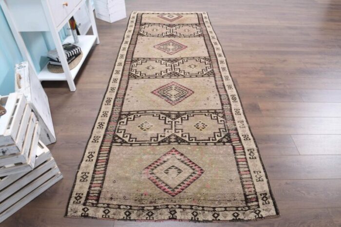 turkish handmade hallway runner rug 7