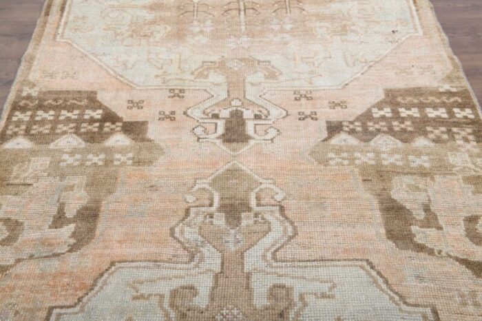 turkish handmade pastel runner rug 5