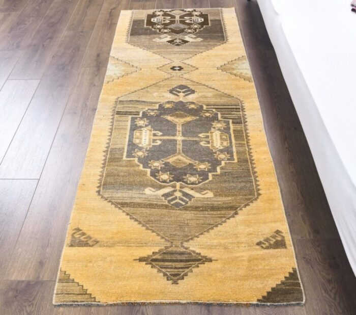 turkish light orange runner rug 2