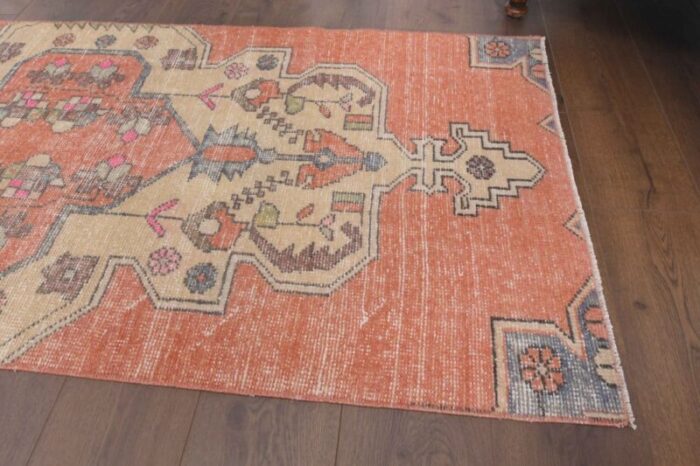 turkish orange oushak rug 7