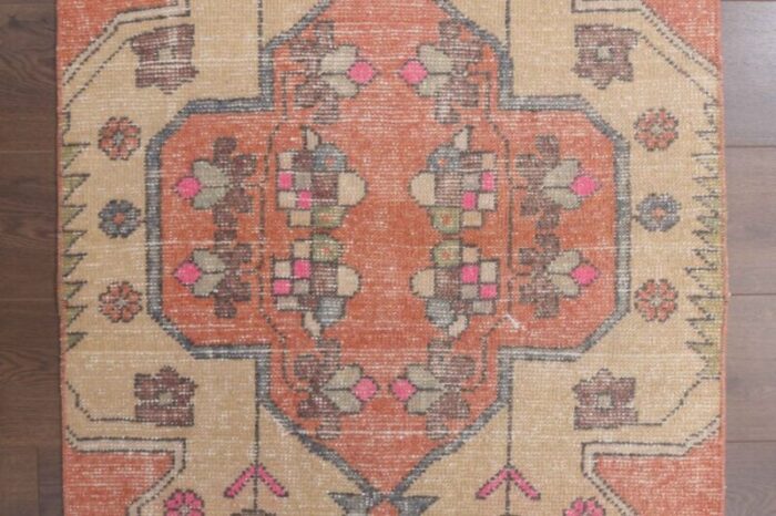 turkish orange oushak rug 8