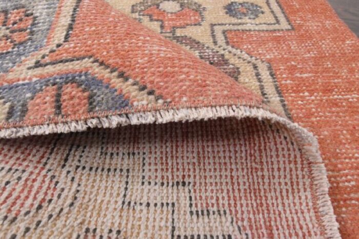 turkish orange oushak rug 9