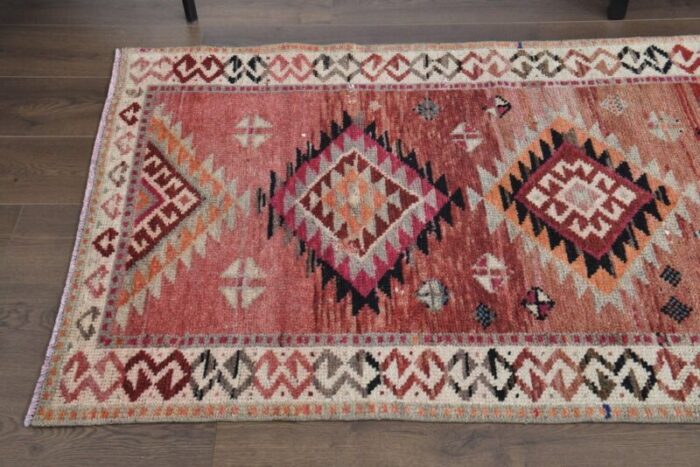 turkish oushak runner rug 7 5