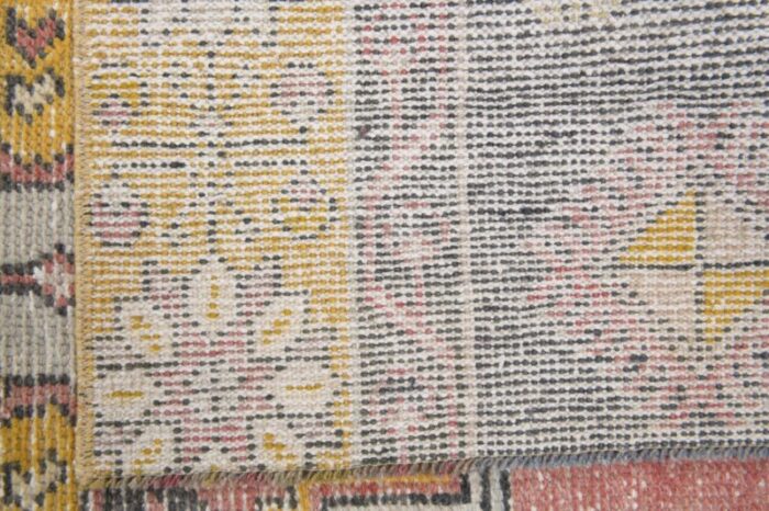 turkish pink and yellow rug 9