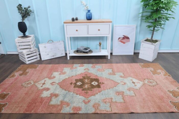 turkish pink farmhouse rug 2