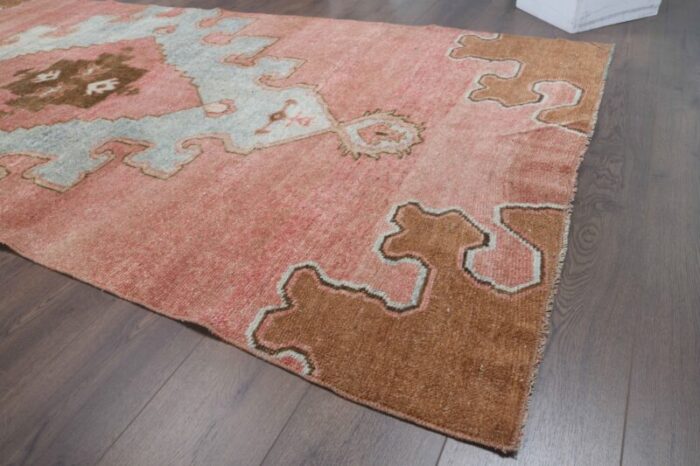 turkish pink farmhouse rug 3