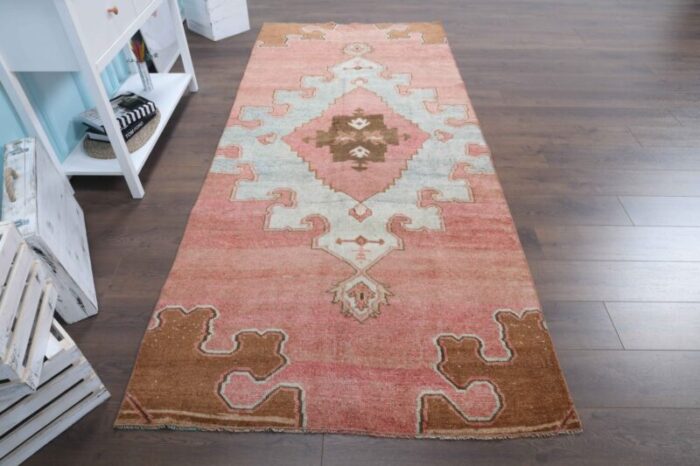 turkish pink farmhouse rug 7