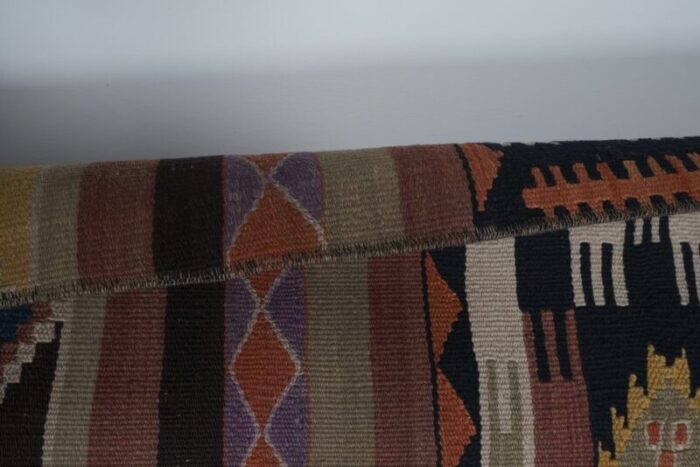 turkish striped kilim runner rug 10 1