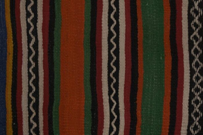 turkish striped kilim runner rug 5