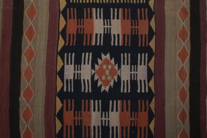 turkish striped kilim runner rug 6 1