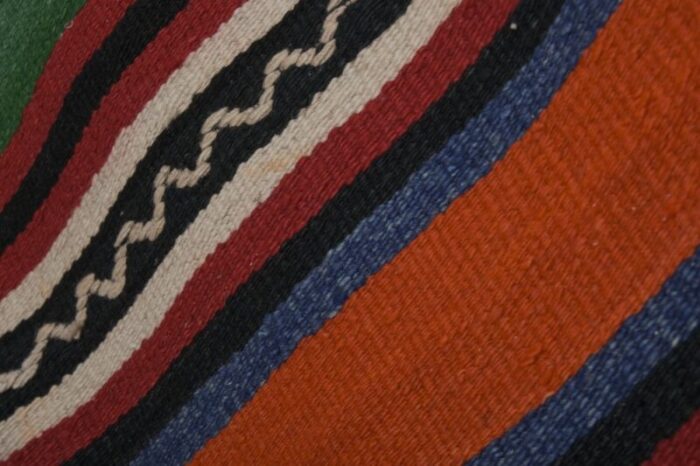 turkish striped kilim runner rug 8