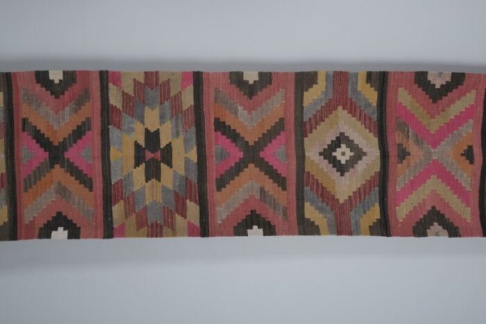 turkish striped kilim runner rug 9 2