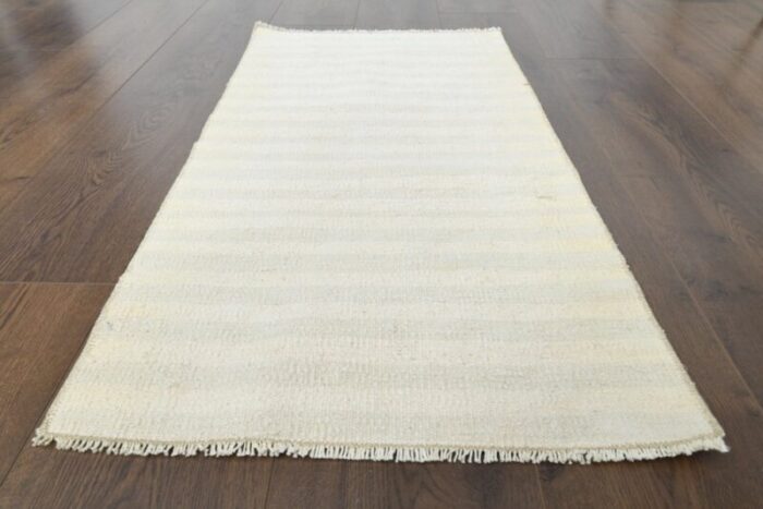 turkish striped wool handmade doormat rug 5