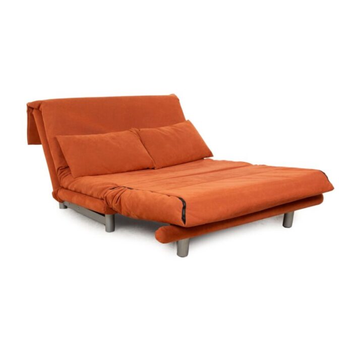 two seater orange terracotta sofa from ligne roset 4289