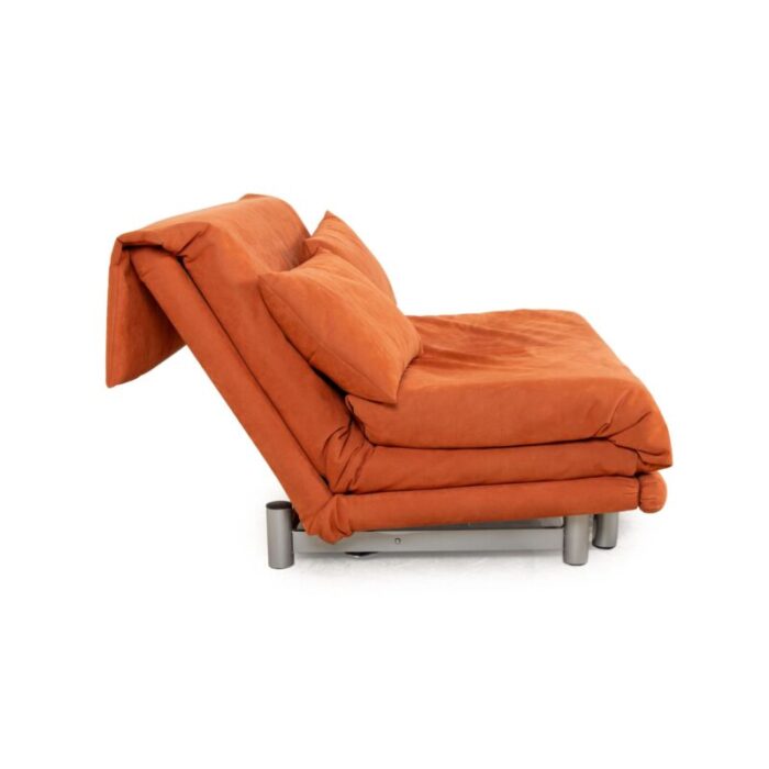 two seater orange terracotta sofa from ligne roset 9636