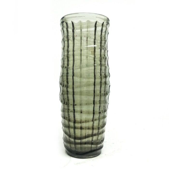 vase by jan sylwester drost for zabkowice steelworks 1970s 1