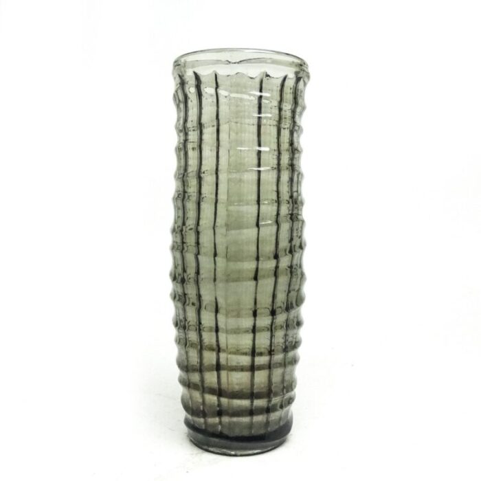 vase by jan sylwester drost for zabkowice steelworks 1970s 6