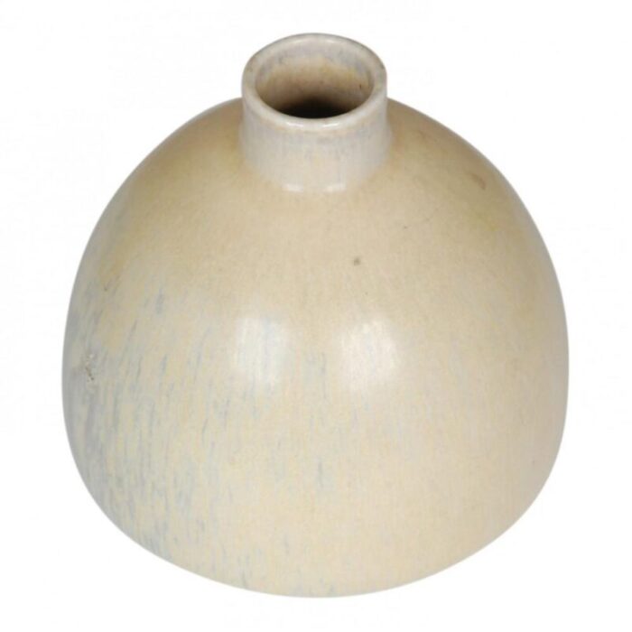 vase with beige glaze by eva staehr for saxbo 2