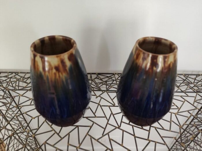 vases by joseph talbot 1960s set of 2 3