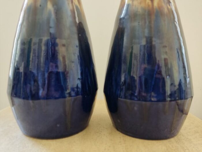 vases by joseph talbot 1960s set of 2 7