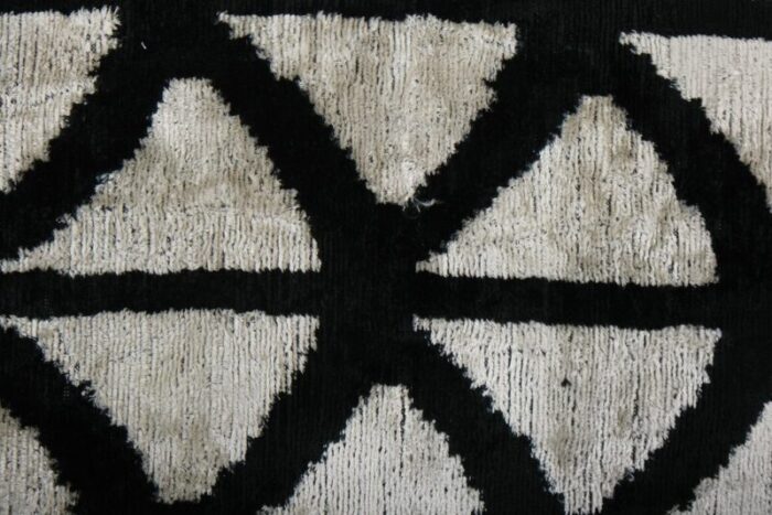 velvet and silk ikat cushion covers 2010s set of 2 2