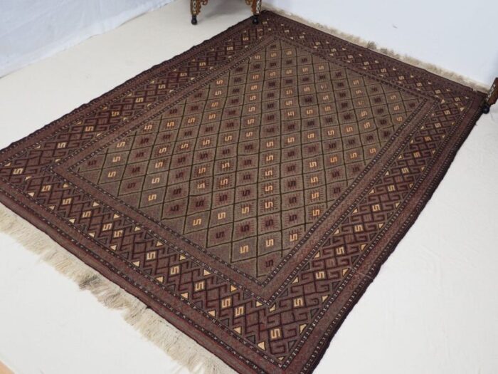 vintage afghan kilim rug 1940s 3